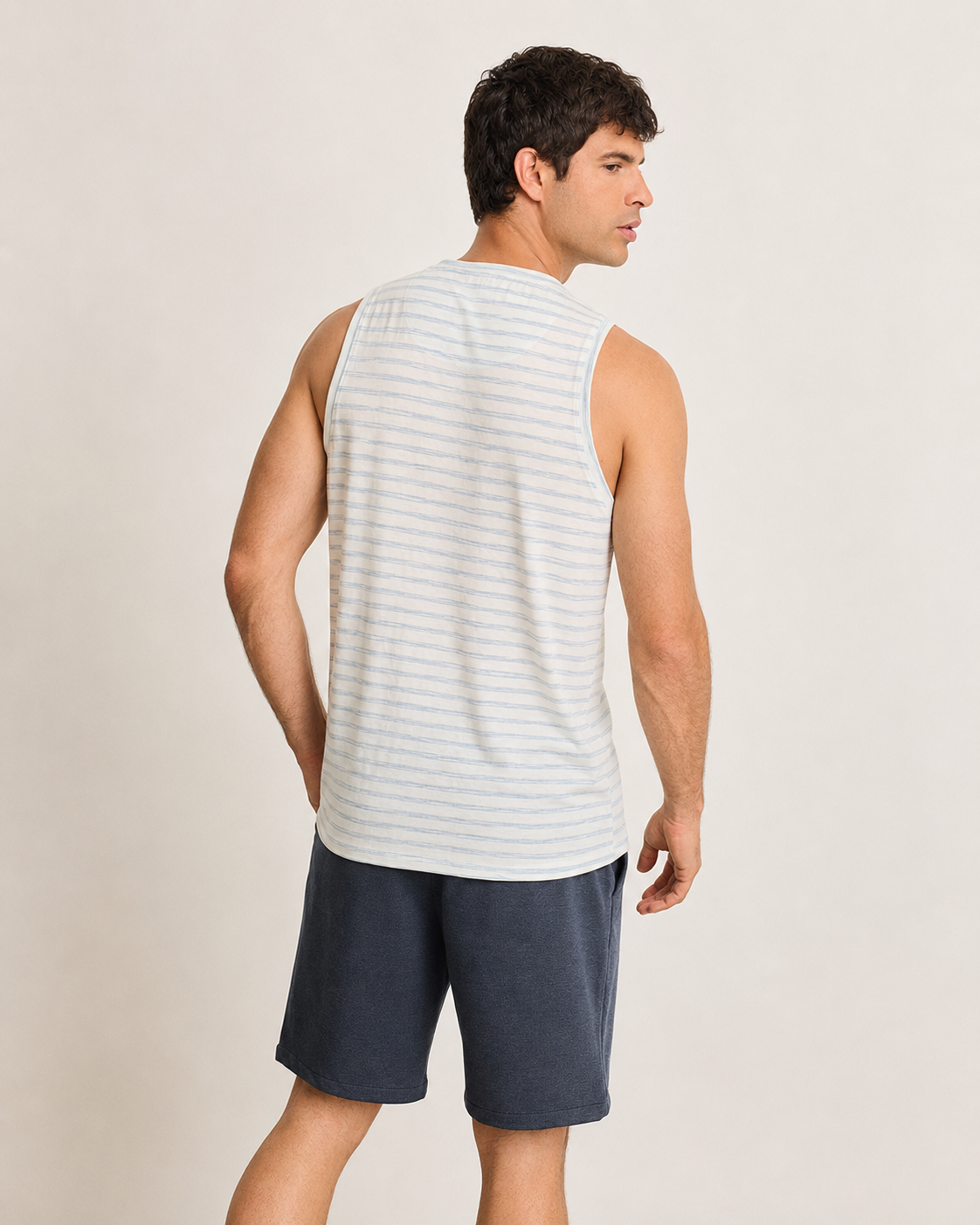 Blue Sleeveless T-Shirt – Kapiti