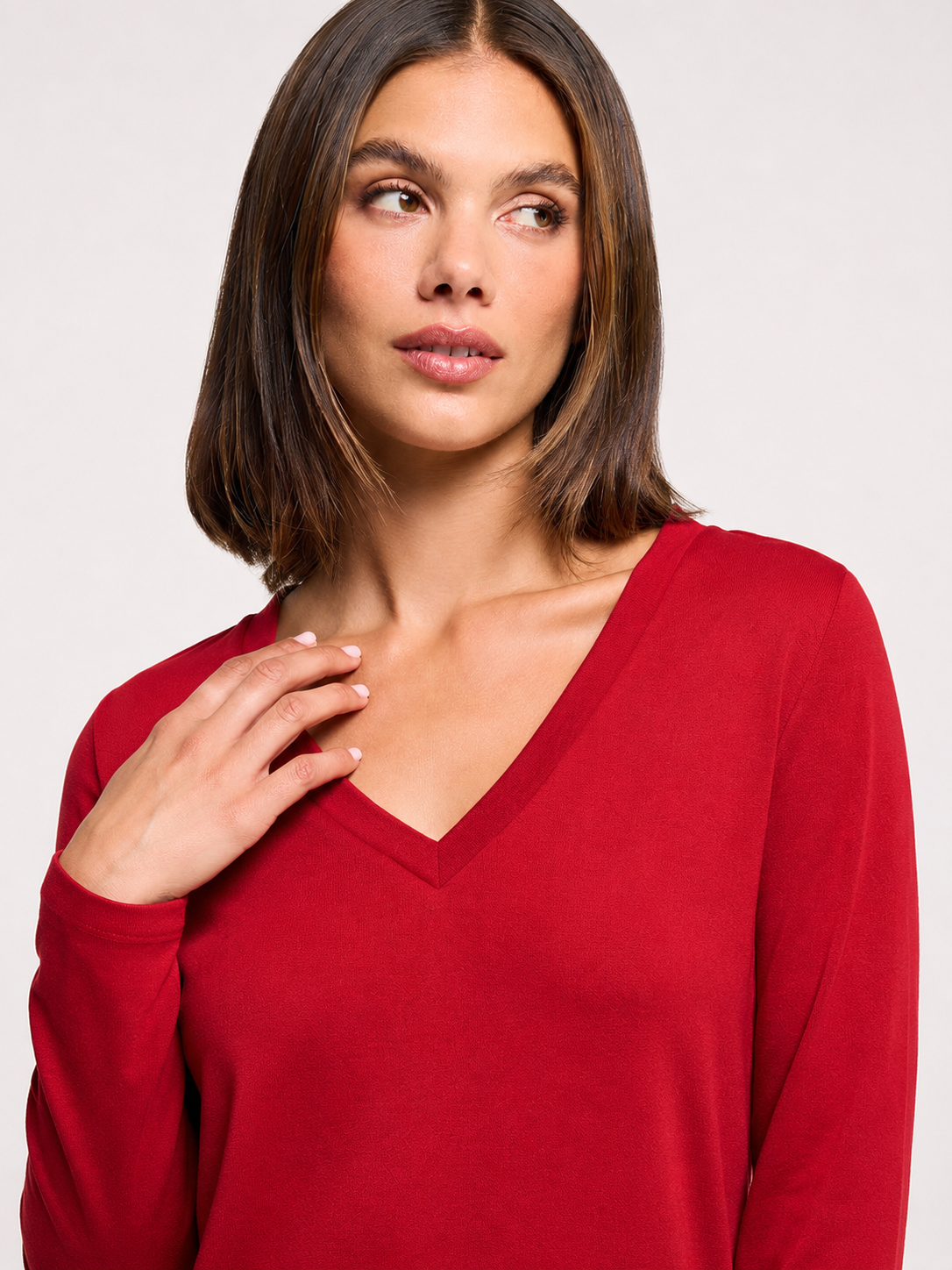 Long Sleeve T-shirt Red - Imarama