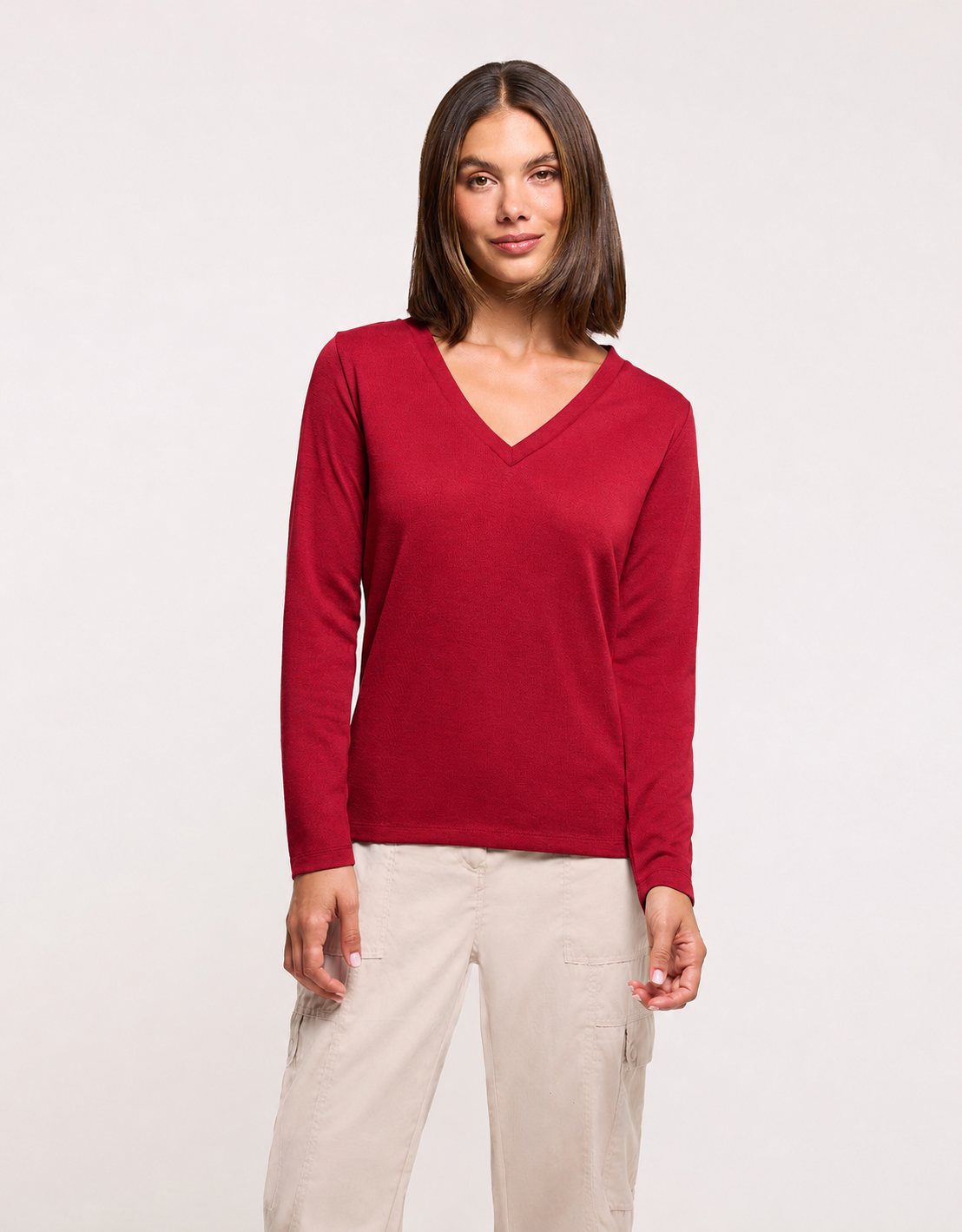 Long Sleeve T-shirt Red - Imarama