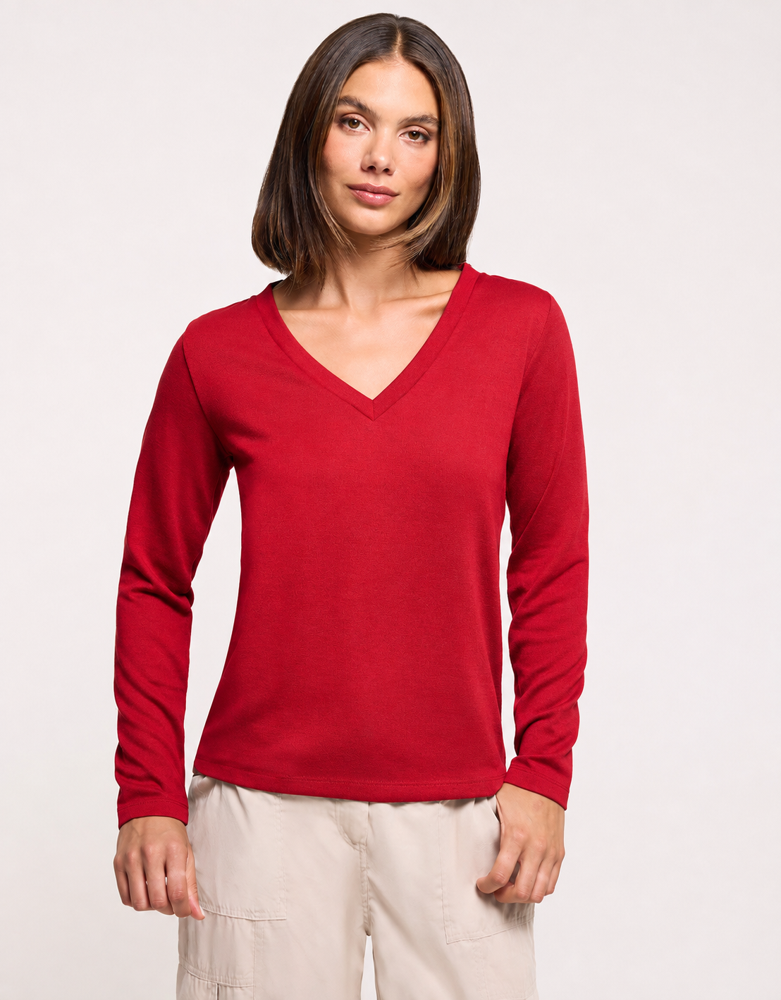 Long Sleeve T-shirt Red - Imarama