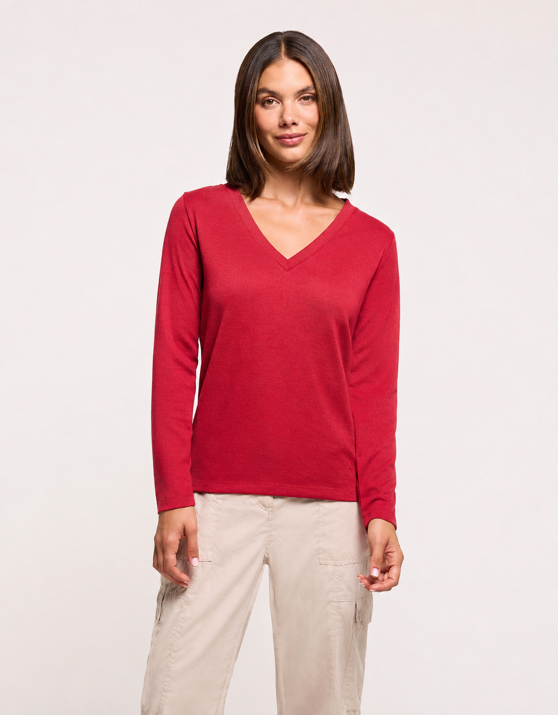 Long Sleeve T-shirt Red - Imarama