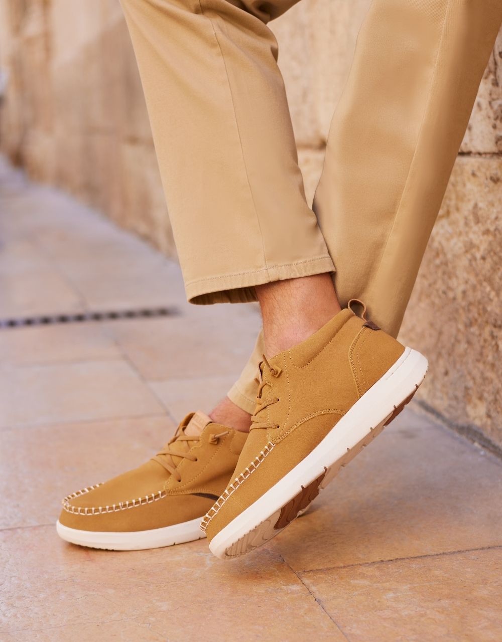Casual Camel Suede Boot - Timber