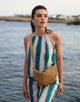 Turquoise Striped Cami Top – Modena