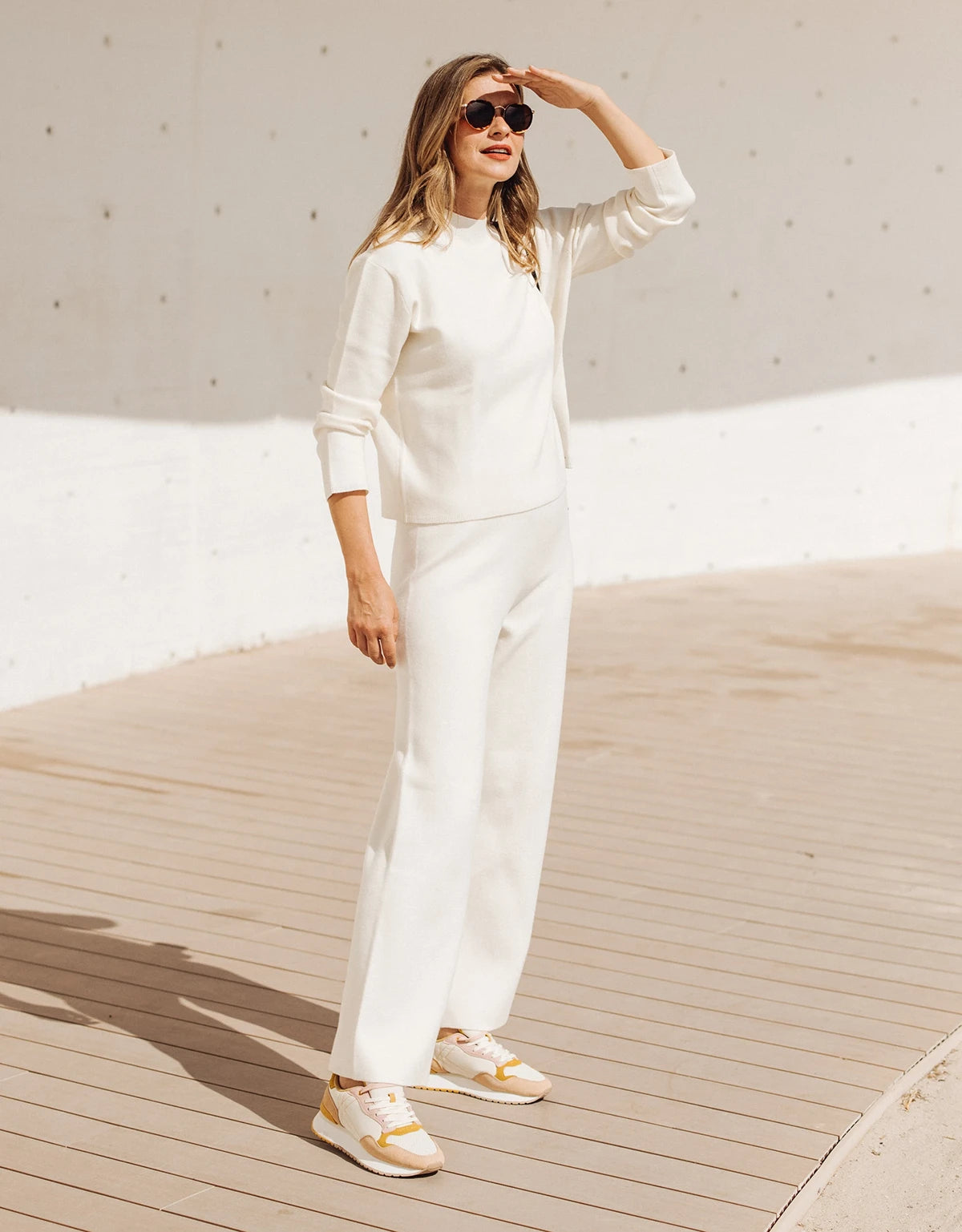 Beige Long Pants - Yamiki