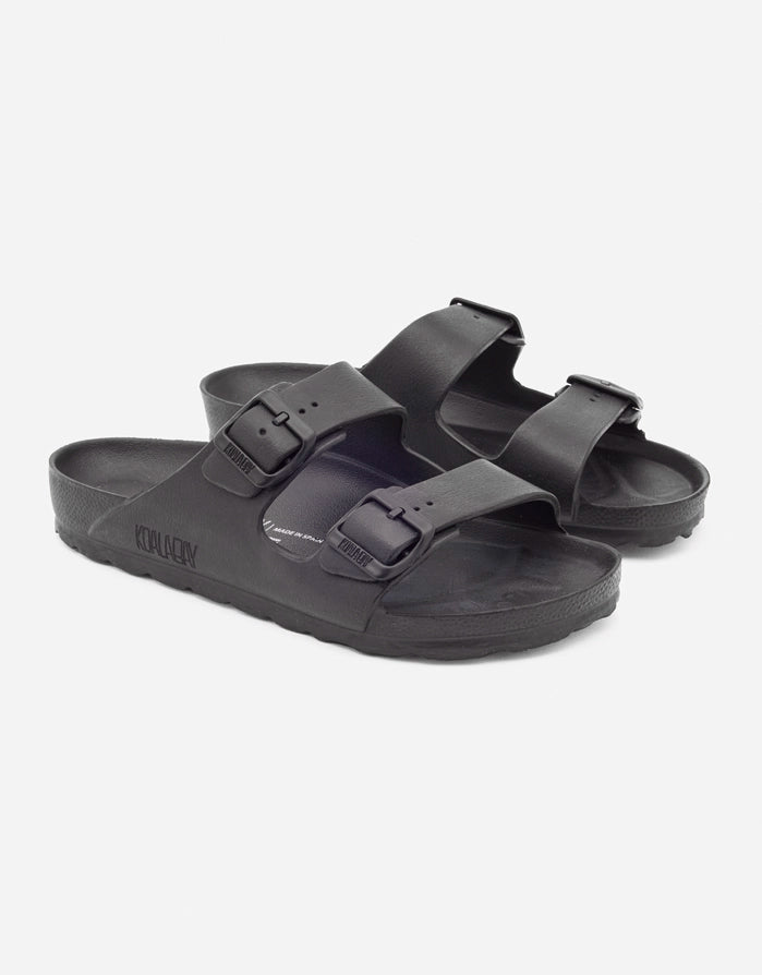 Black Buckle Sandals - Kauai