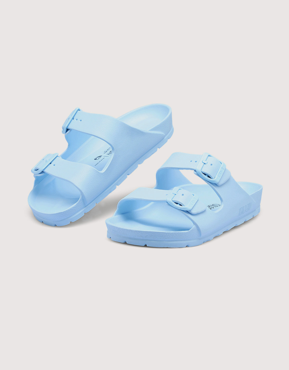 Sky Blue Buckle Sandals - Kauai