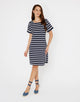 Vestido Corto Rayas - Marini 