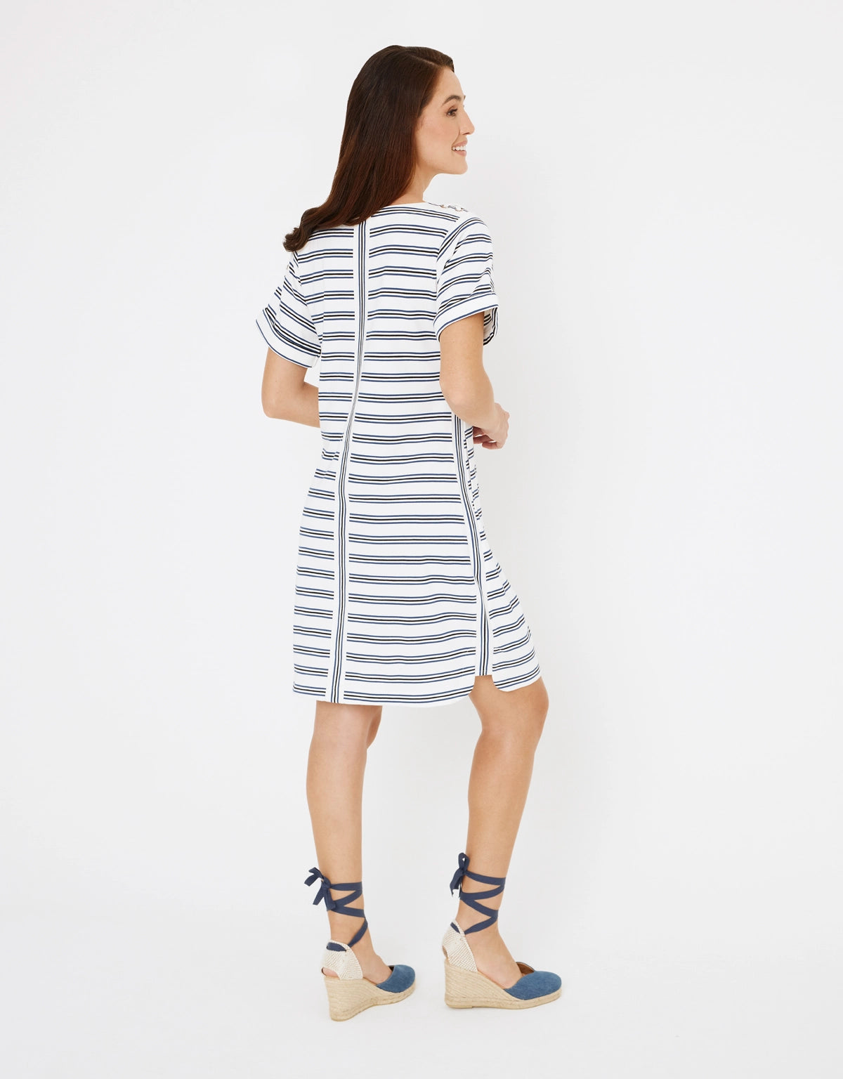 Vestido Corto Rayas - Marini 