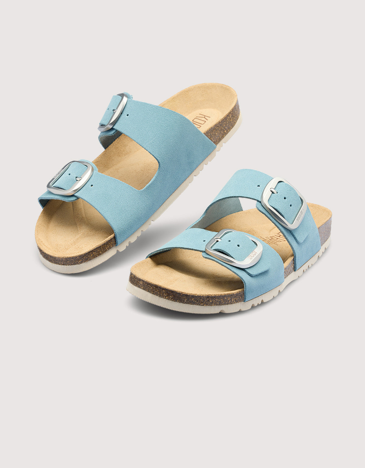 Grayish Blue Bio Sandal - Emerald