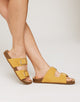 Mustard Buckle Bio Sandal - Emerald