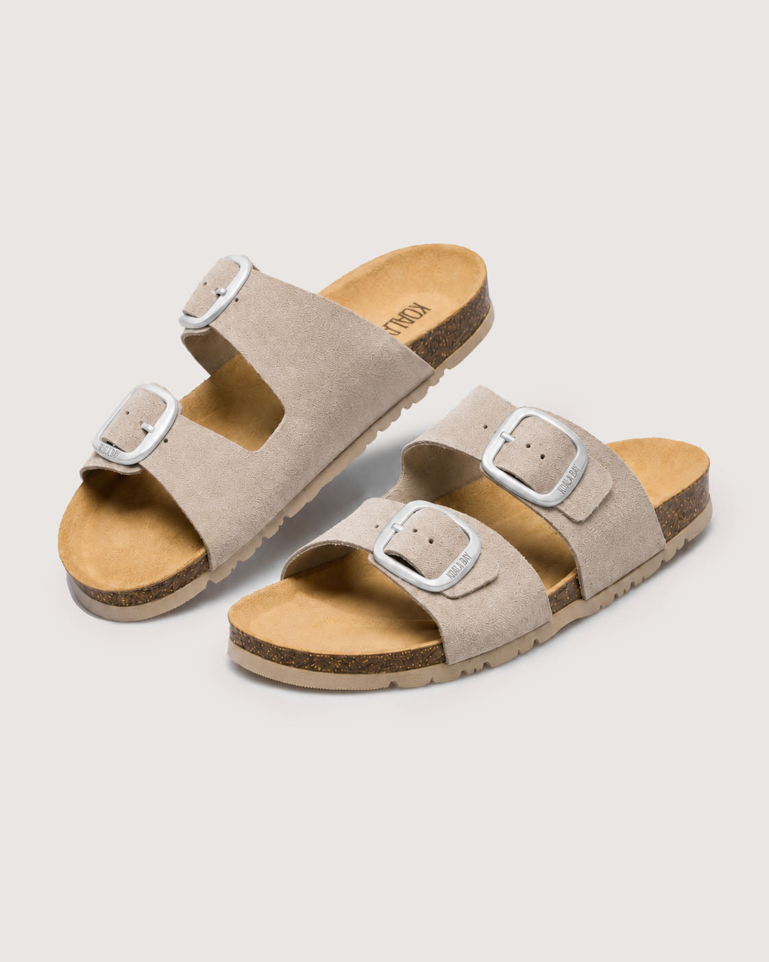 Bio Grey Stone Sandal - Emerald