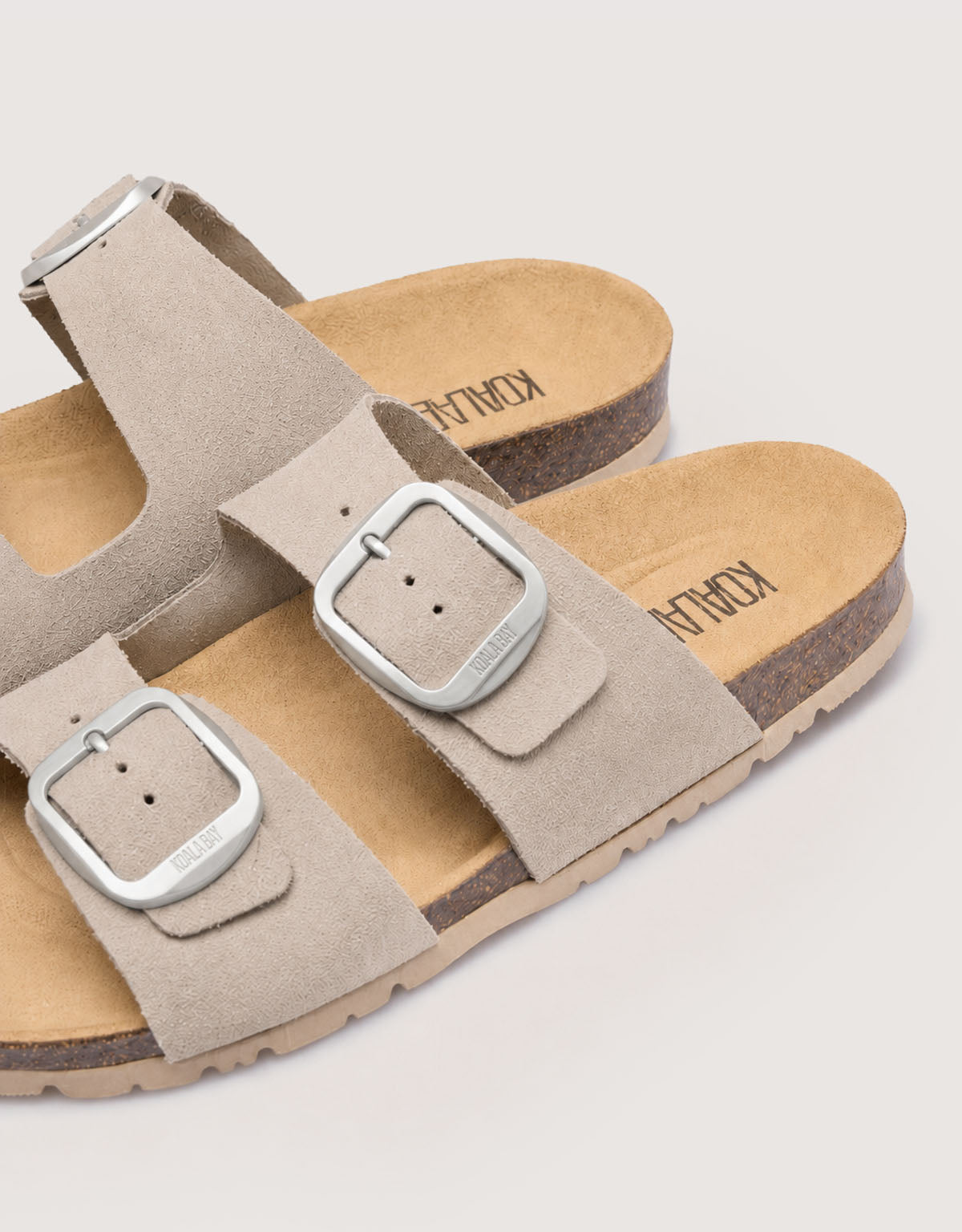 Bio Grey Stone Sandal - Emerald