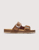 Bio Suede Mink Sandal - Emerald