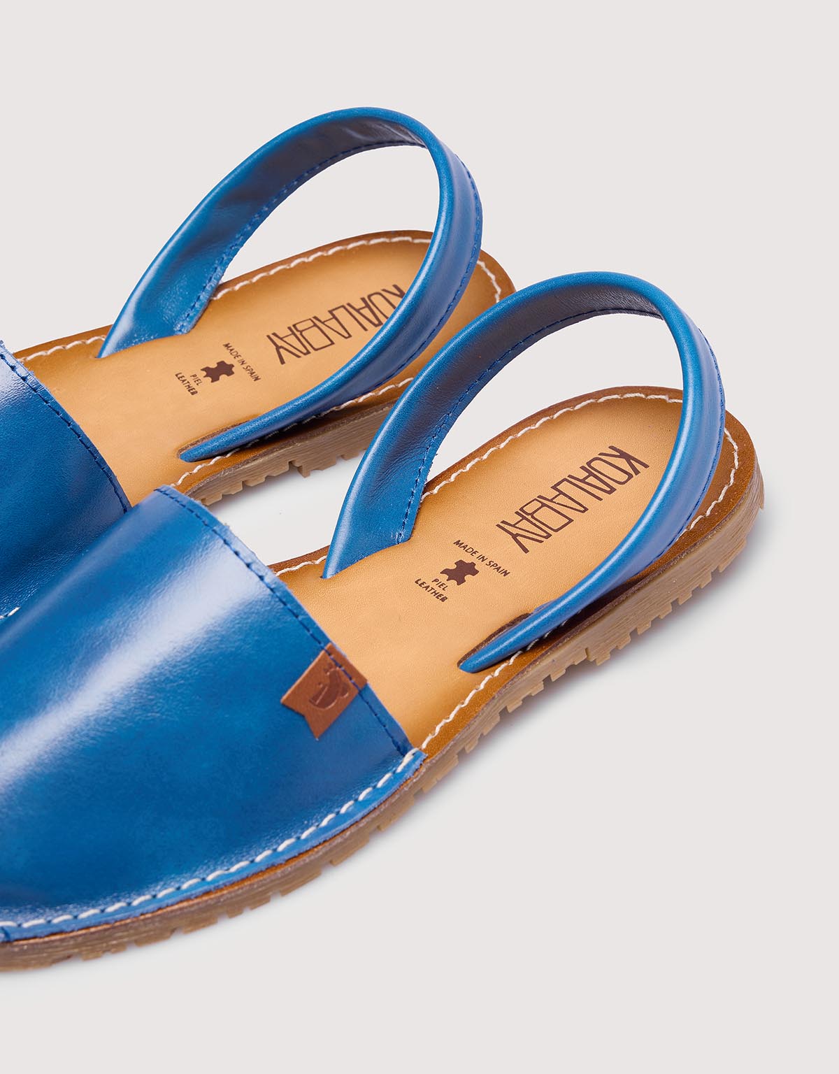 Navy Blue Menorcan Sandals - Pampa