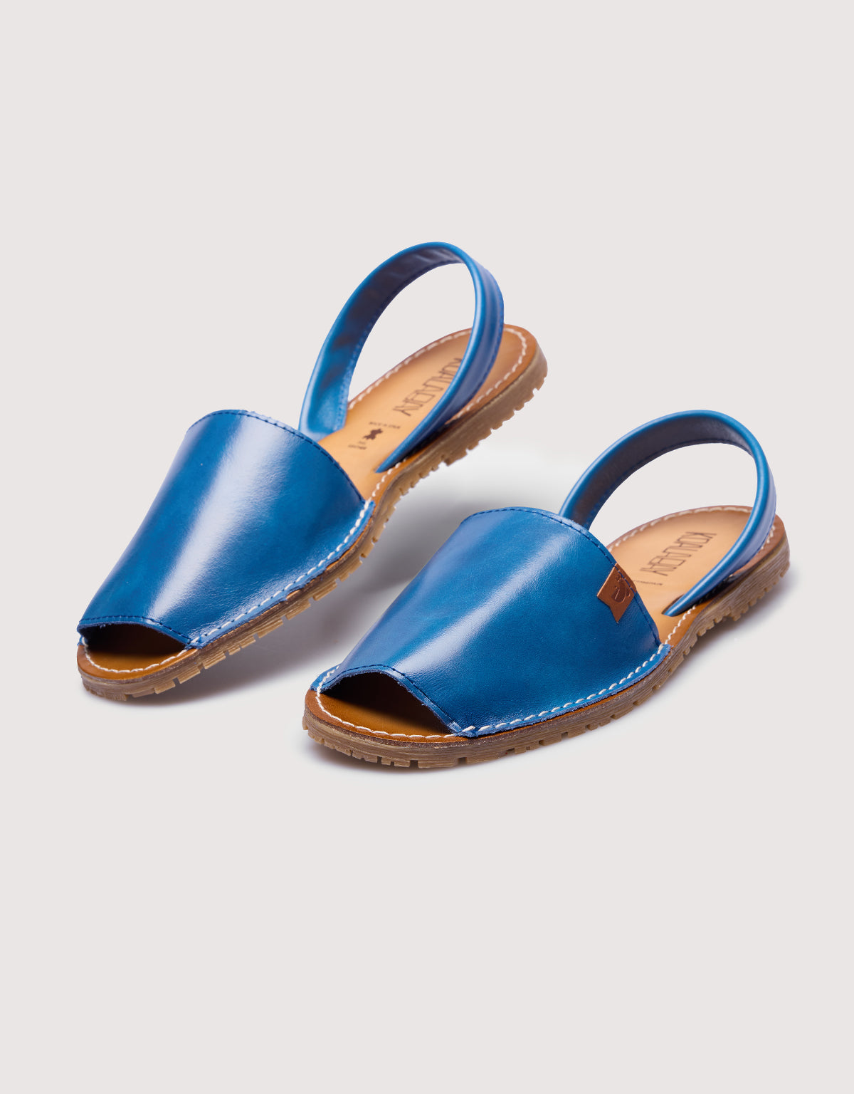 Navy Blue Menorcan Sandals - Pampa