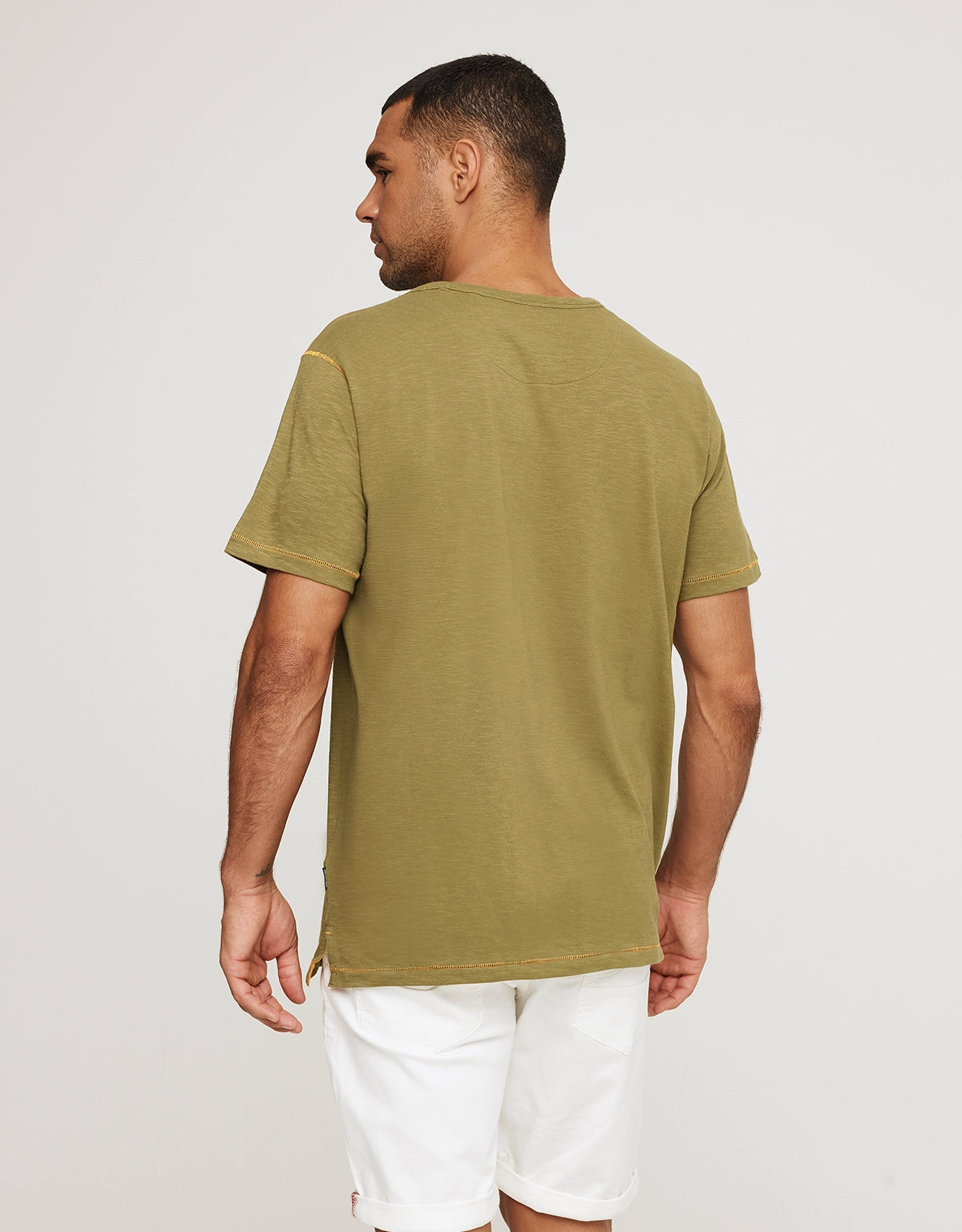 Camiseta Manga Corta Caqui - Darwin 