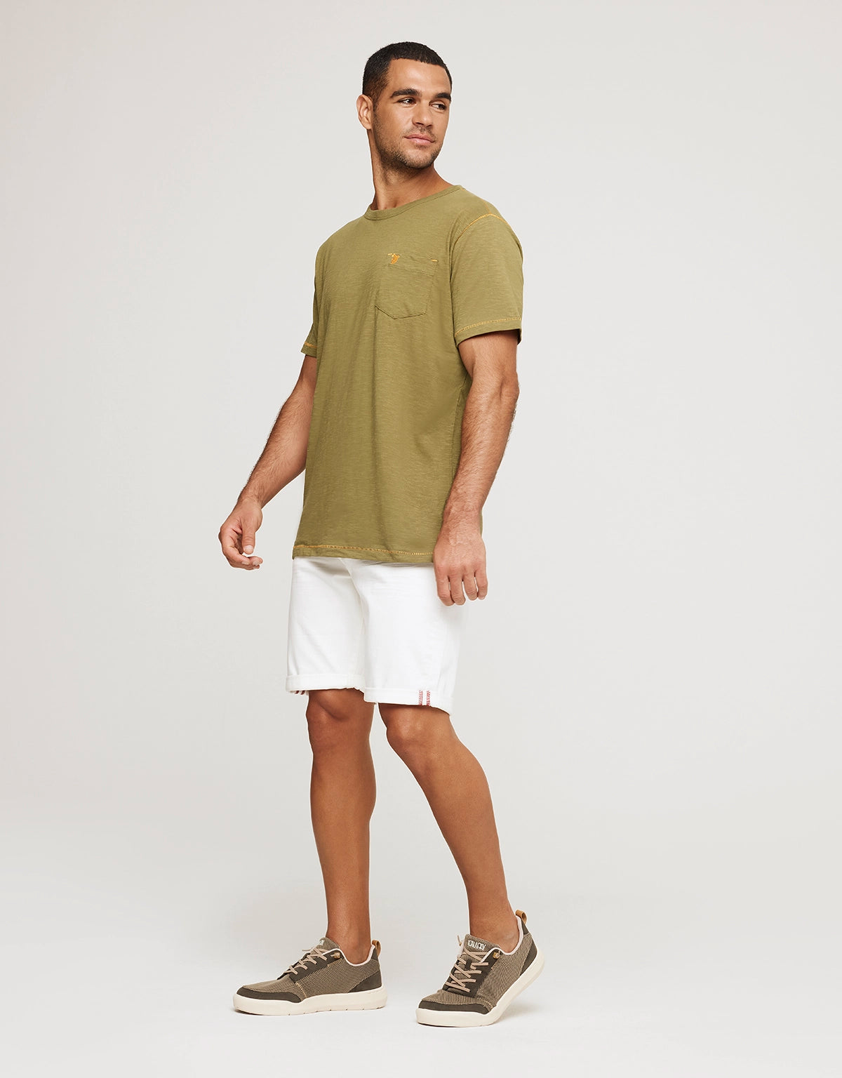 Camiseta Manga Corta Caqui - Darwin 