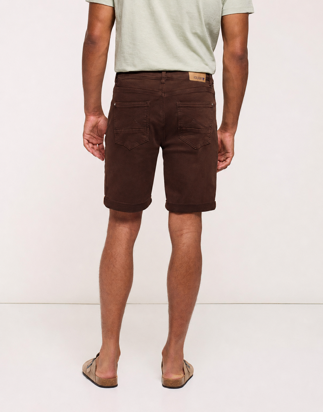Chocolate Denim Bermuda Shorts - Palm Beach