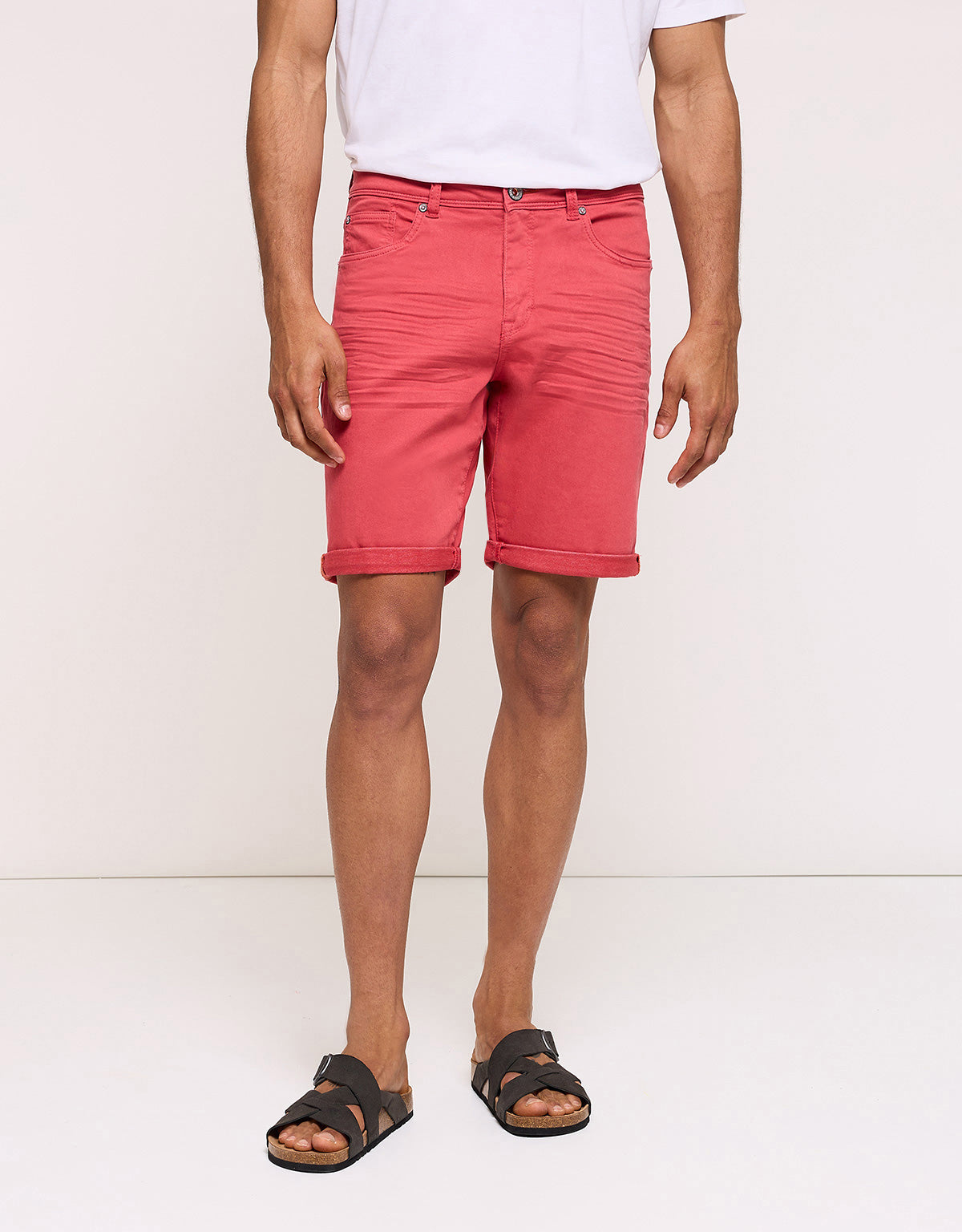 Bermuda Denim Coral Oscuro - Palm Beach