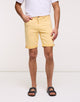 Light Yellow Denim Bermuda Shorts - Palm Beach