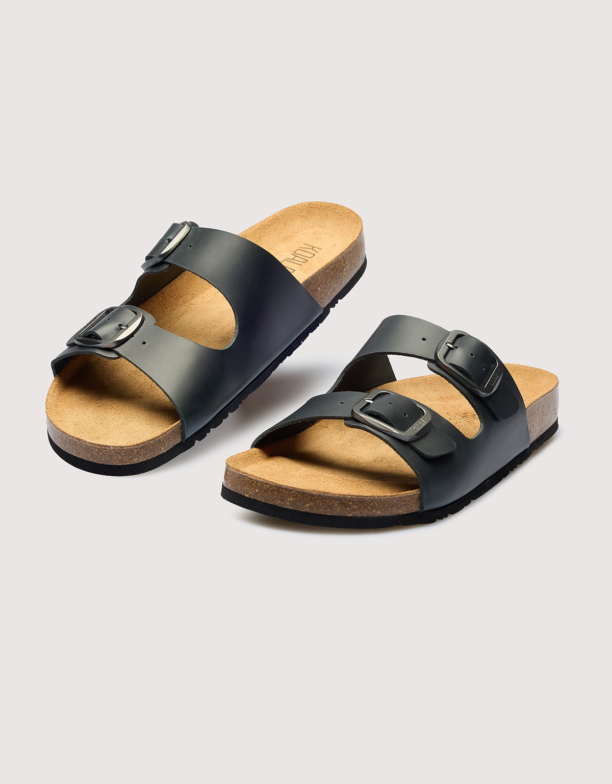 Bio navy blue leather sandal - Cherokee