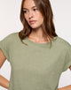 Khaki Short Sleeve T-shirt - Luma
