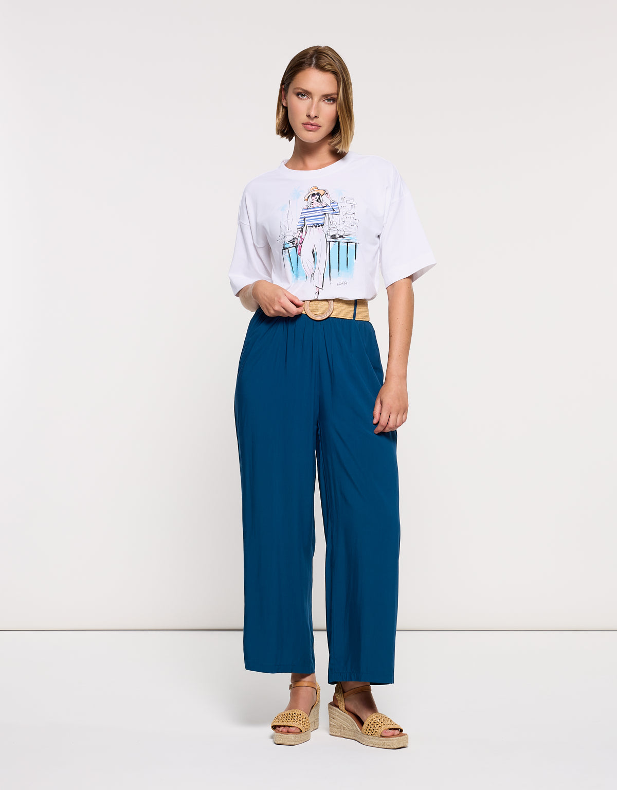Pantalón Largo Azul - Terdam 5