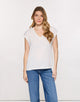 Off White Short Sleeve T-Shirt - Imara