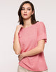 Dark Coral Short Sleeve T-Shirt - Solfidea