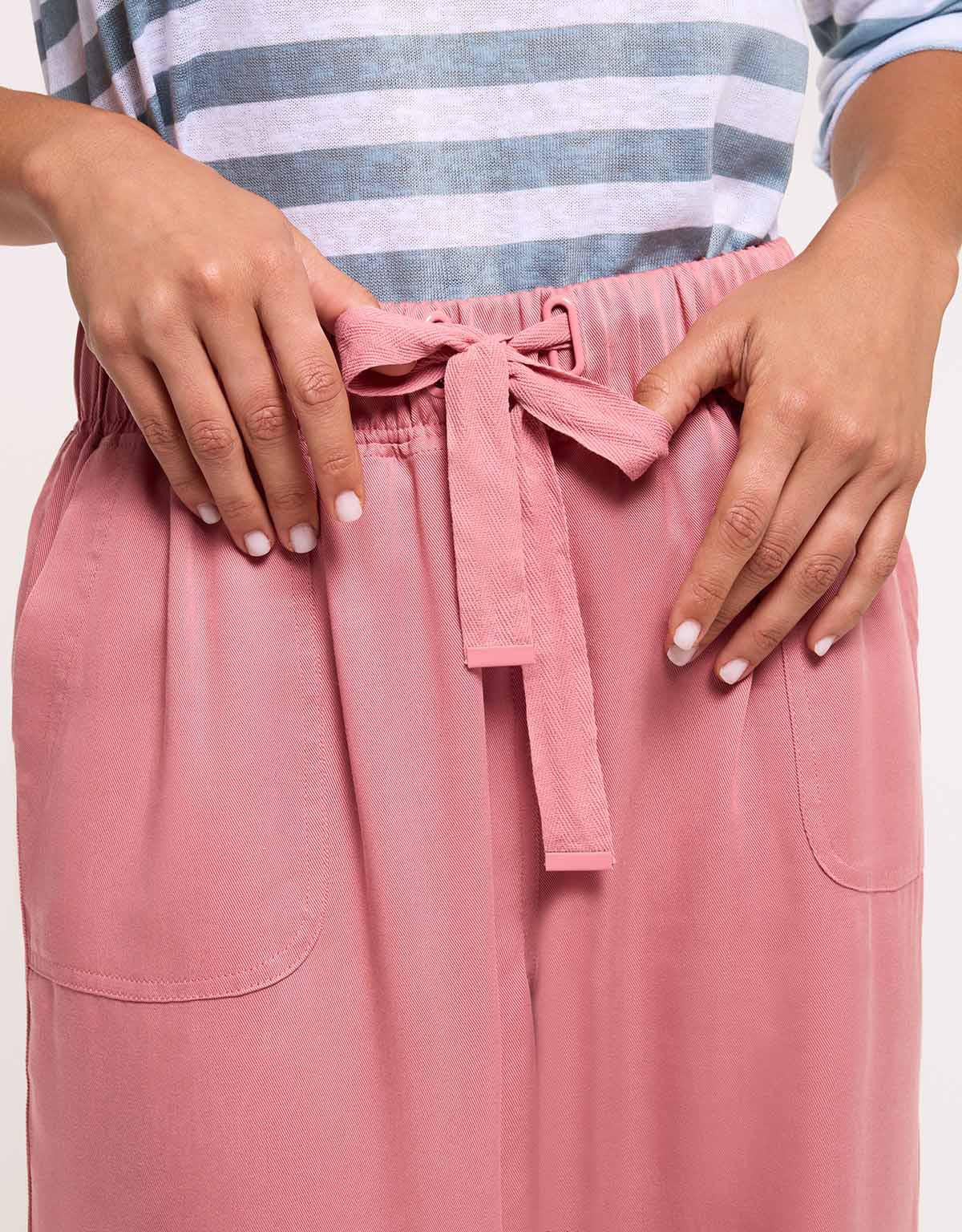 Pantalón Largo Rosa Palido - Axelio