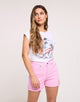 Pink Denim Shorts - Orce