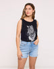 Black Strap Top - Zebralan
