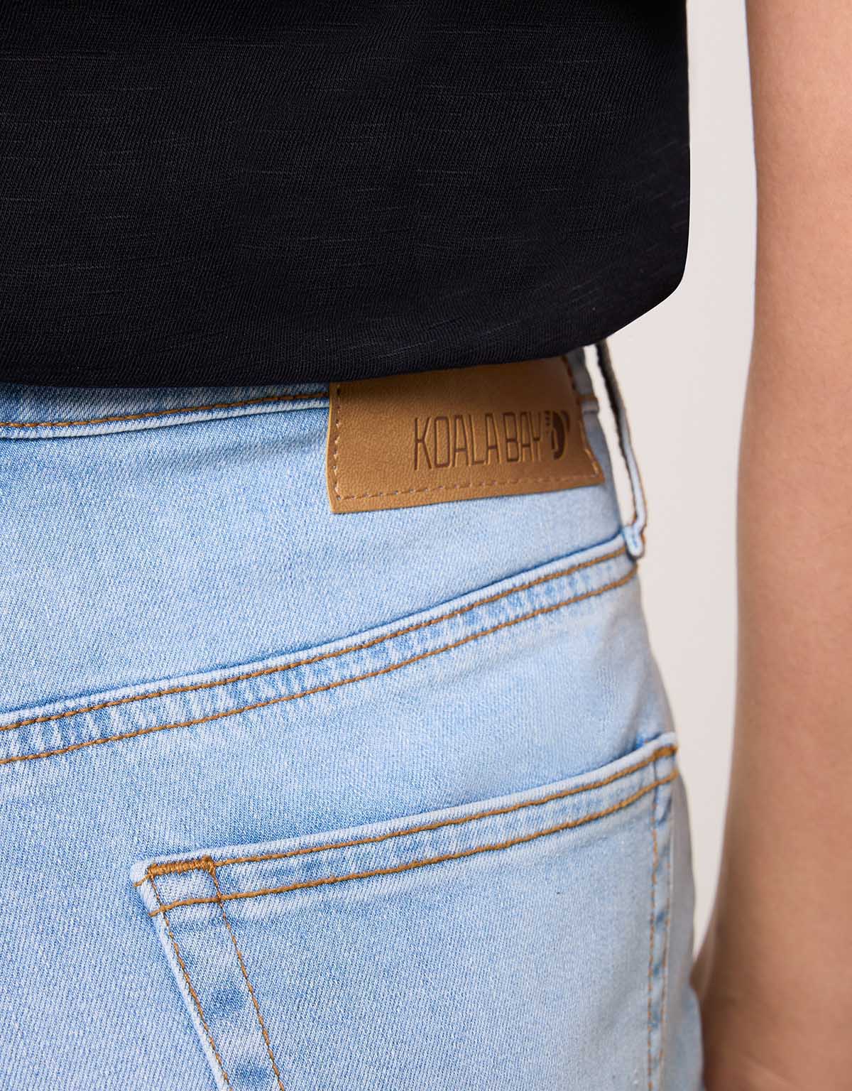 Light Denim Bermuda Shorts - Orce