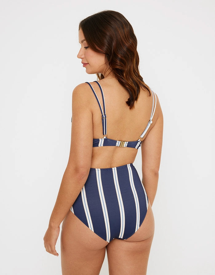 Navy Blue Bikini Top - Calelia