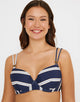 Navy Blue Bikini Top - Calelia