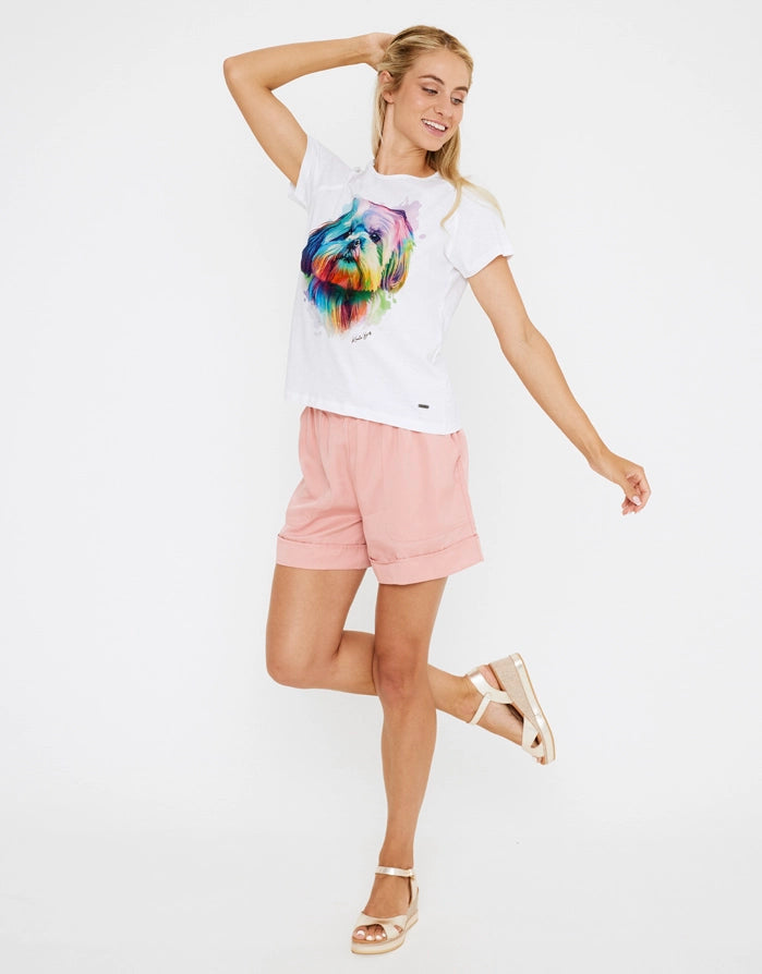 Camiseta Manga Corta Blanco - Calamocha 