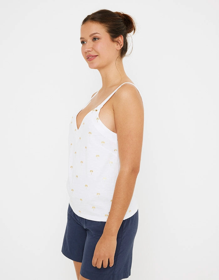 White Tank Top - Zajara