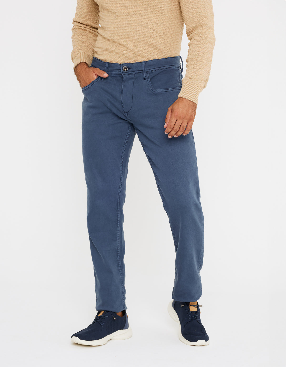Pantalón Largo Jean Azul Marino - East 