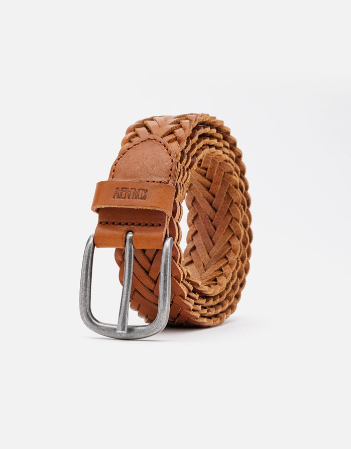Brown Leather Belt - Iker