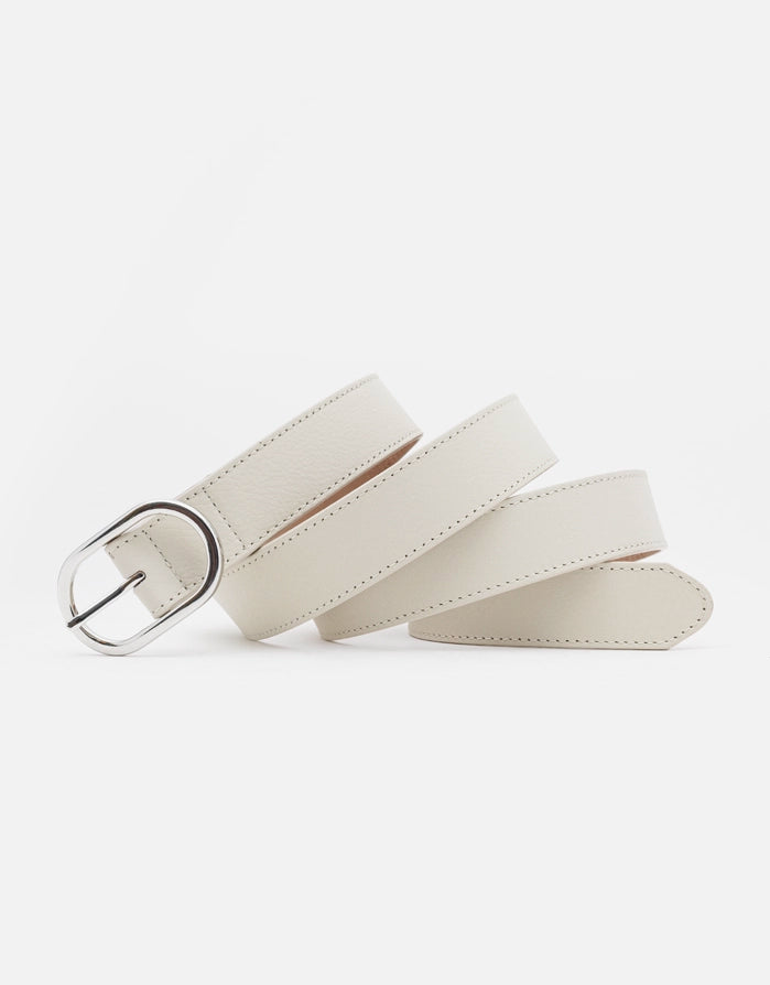 Off-White Leather Belt - Cocot