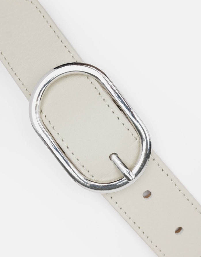 Off-White Leather Belt - Cocot
