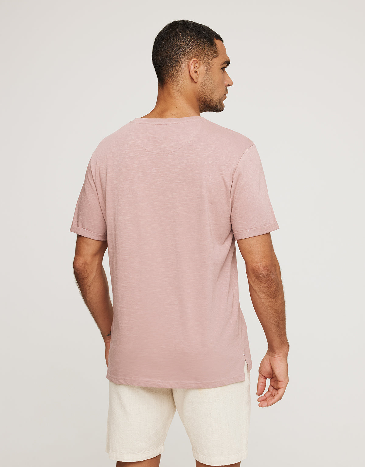 Camiseta Manga Corta Morado - Button 