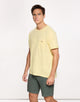 Camiseta Manga Corta Amarillo Pastel - Button 3