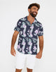Hawaiian Print Short Sleeve Shirt - Risc