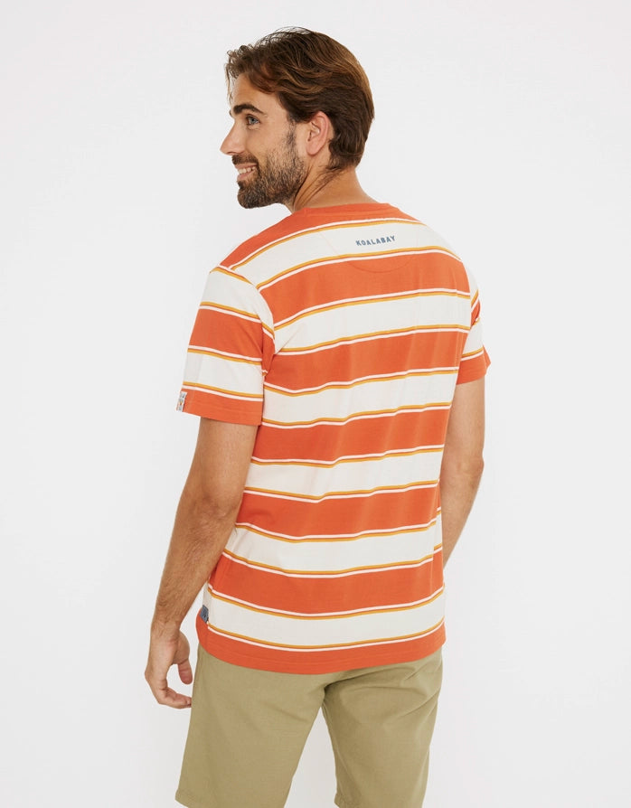 Camiseta Manga Corta Naranja - Kenneth 