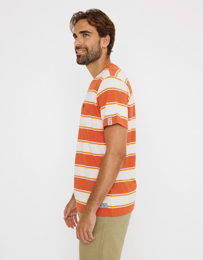 Camiseta Manga Corta Naranja - Kenneth 