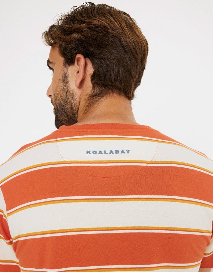 Camiseta Manga Corta Naranja - Kenneth 