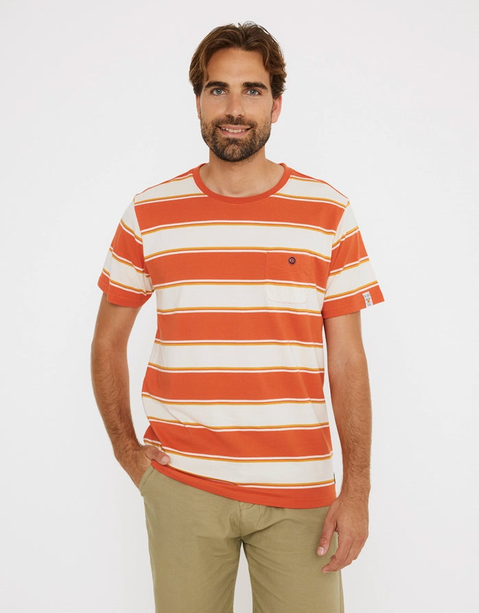 Camiseta Manga Corta Naranja - Kenneth 