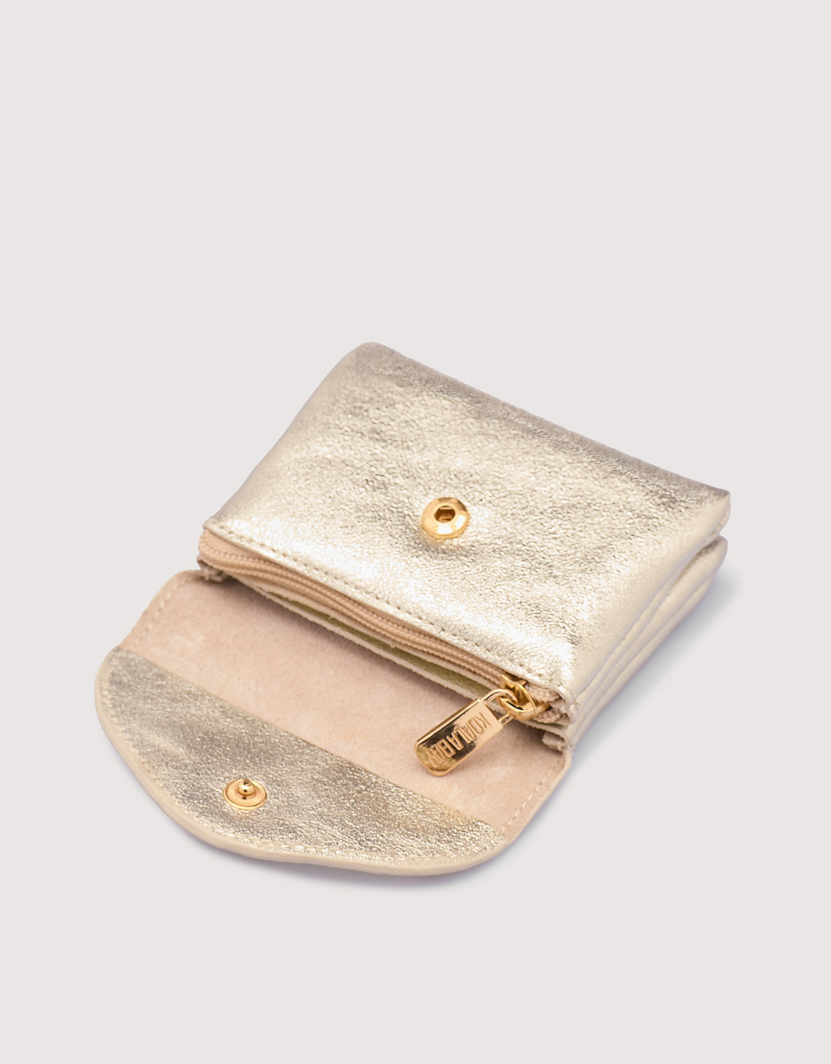 Leather Silver Purse - Regal