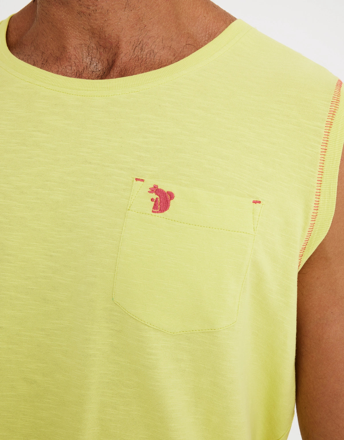 Camiseta Sin Mangas Algodón Amarillo Lima - Sealab 4